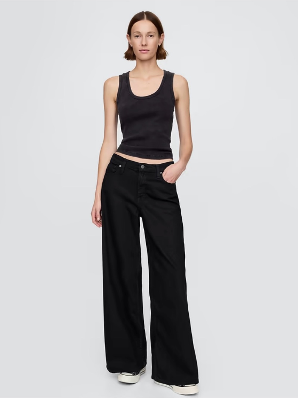 NWT Gap Mid Rise UltraSoft Baggy Jeans size 10